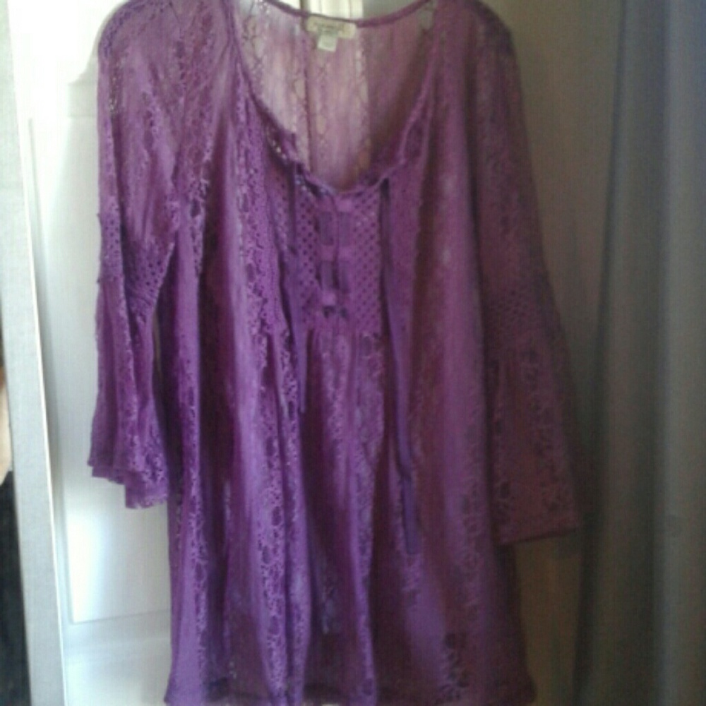 Purple blouse